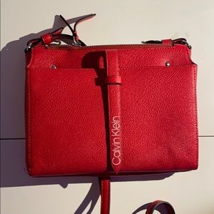 Red Calvin Klein Bag